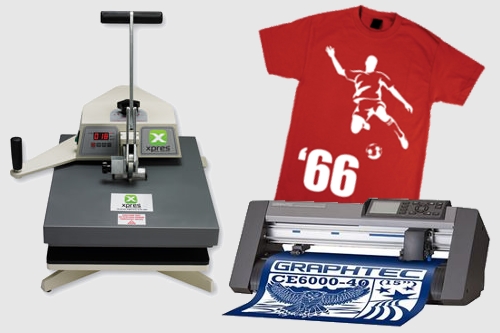 image of vinyl t shirt printing equipment heston